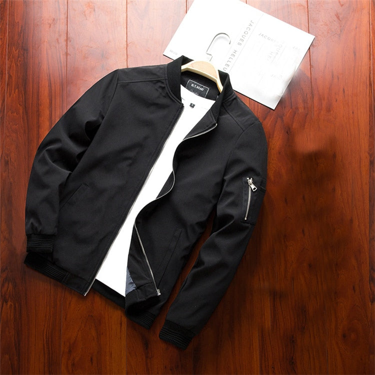 Men's Casual Style Long Sleeve Jacket