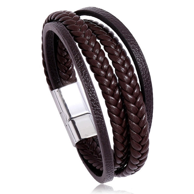 Men's Classic Genuine Leather Bracelet