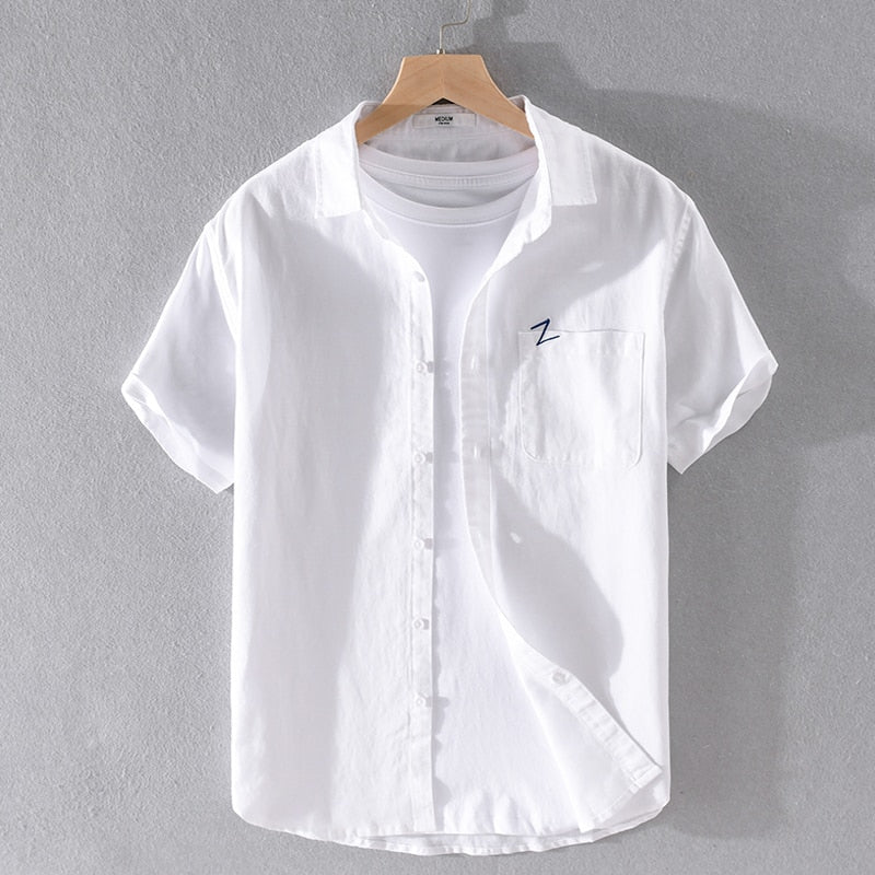 Comparar camisa manga corta de cuadros con dos bolsillos con solapa 100%  algodón para - koroshi hombre productos de más de 25,000 tiendas