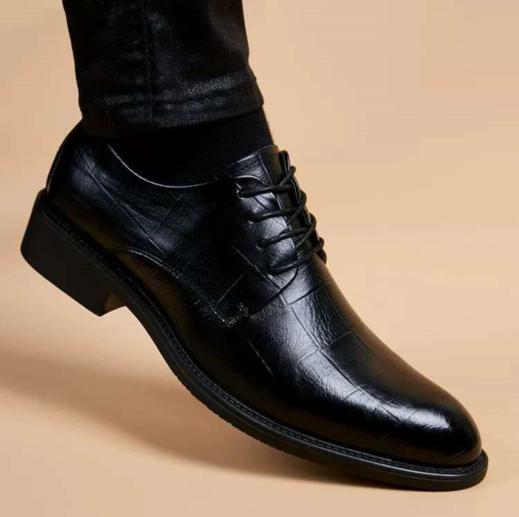 Zapatos De Cuero Italiano Para Hombre