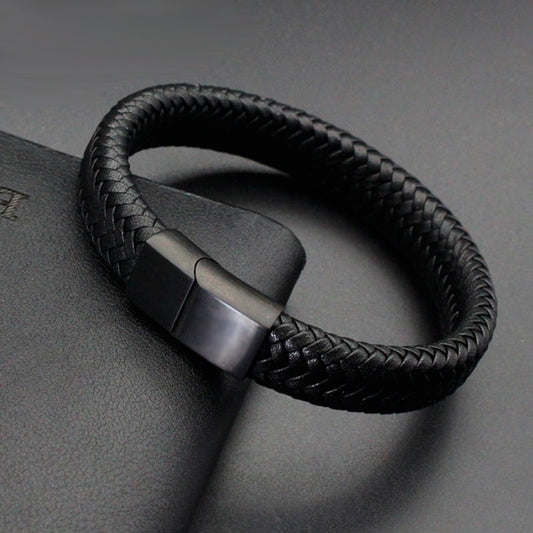 Braided Leather Bracelet For Men